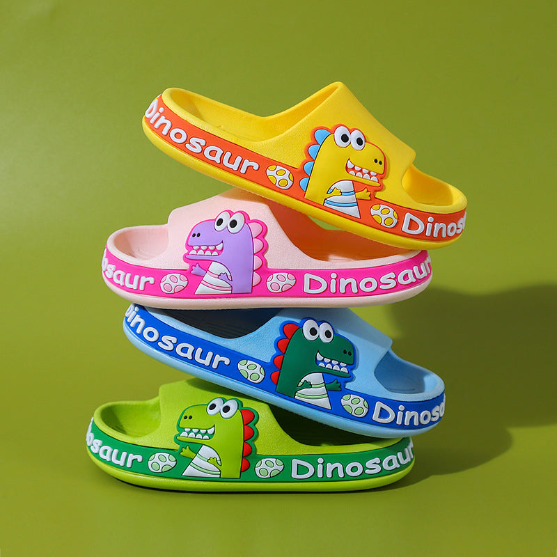 Dinosaur Soft Bottom Non-slip Children's Slippers