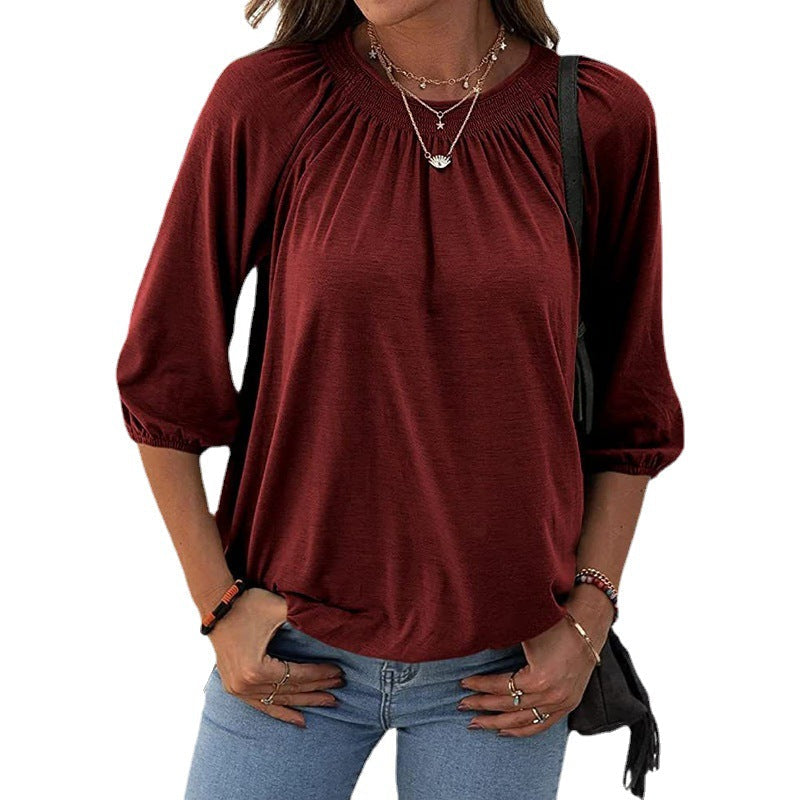 Pullover Crewneck Loose T-Shirt