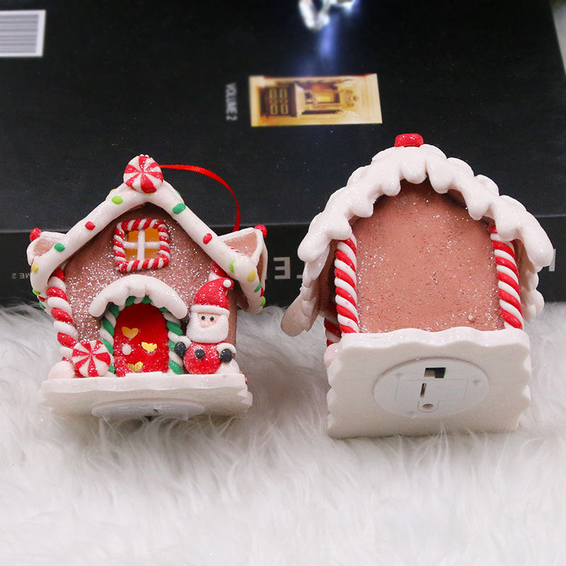 Soft Clay LED Glowing Christmas House