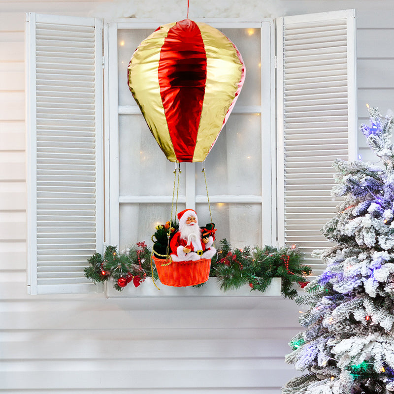 Santa Claus Hot Air Balloon Christmas Tree  Decoration