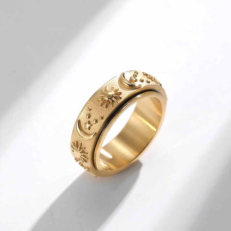 Sterling Silver Rings for Anxiety
