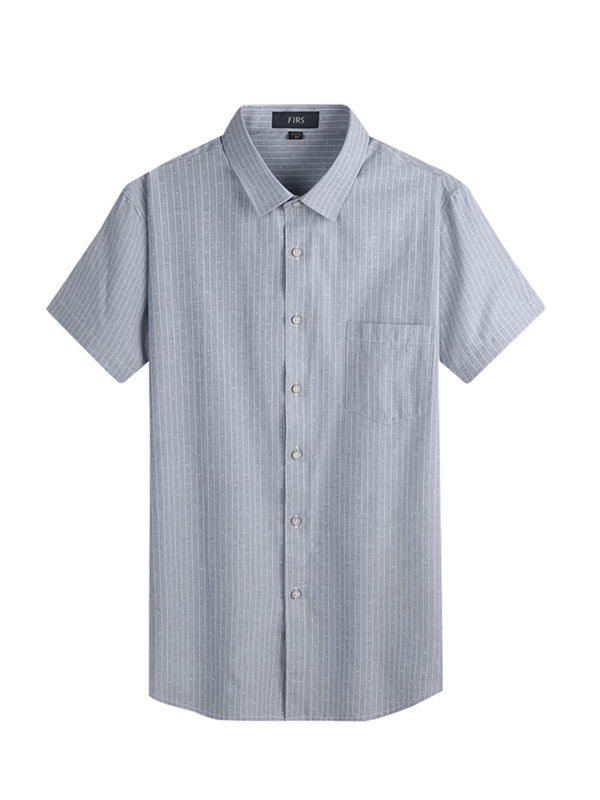 Men's Square Neck Short Sleeve Shirt