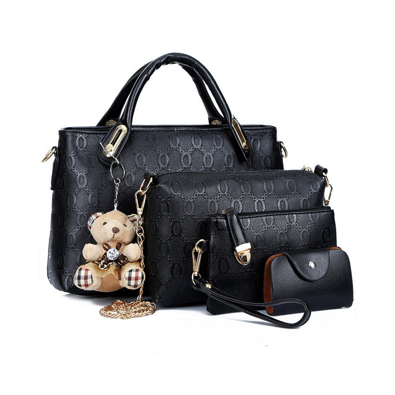 Handbag with Four-piece Set