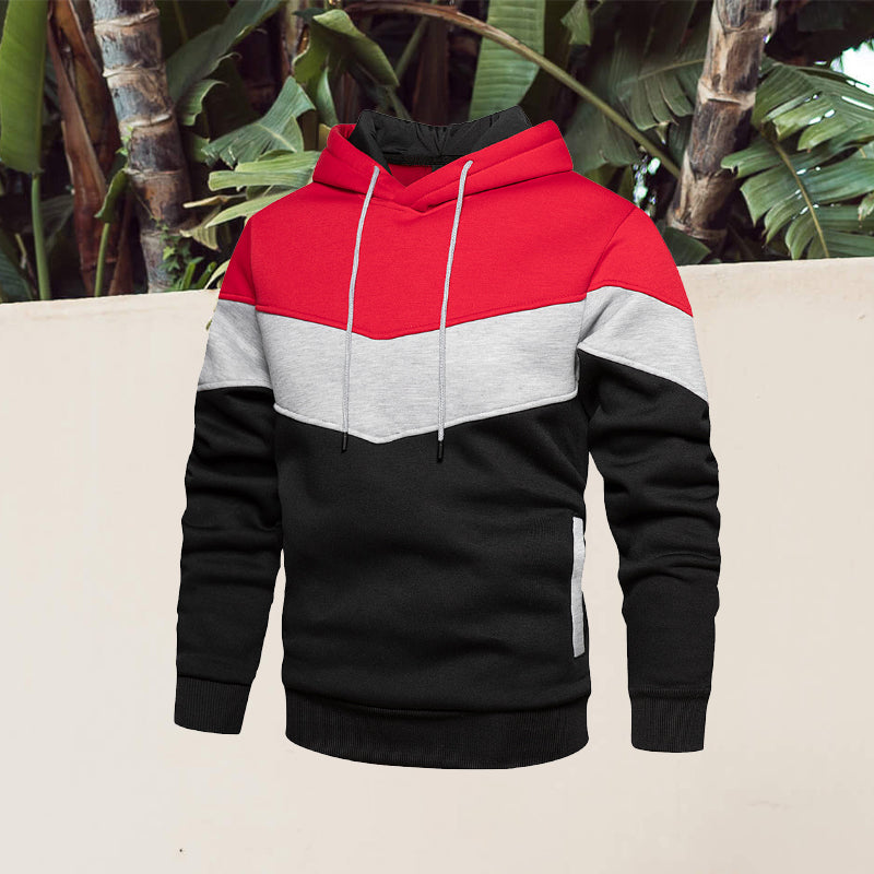 Men's Colorblock Fashion Fleece Sweatshirt