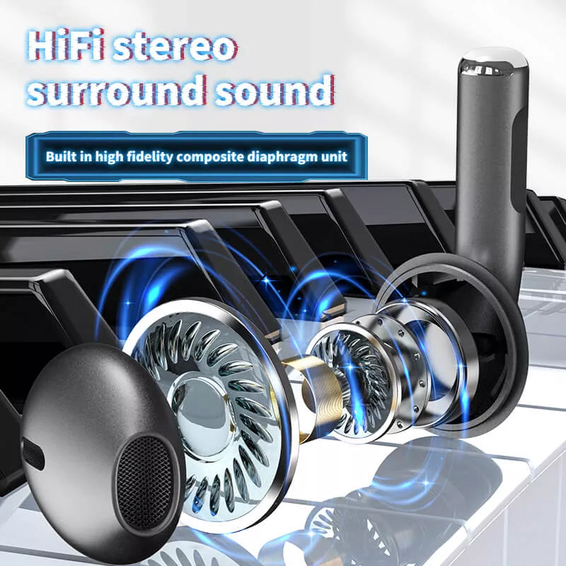 Noise Cancelling Digital Display Bluetooth Headphones