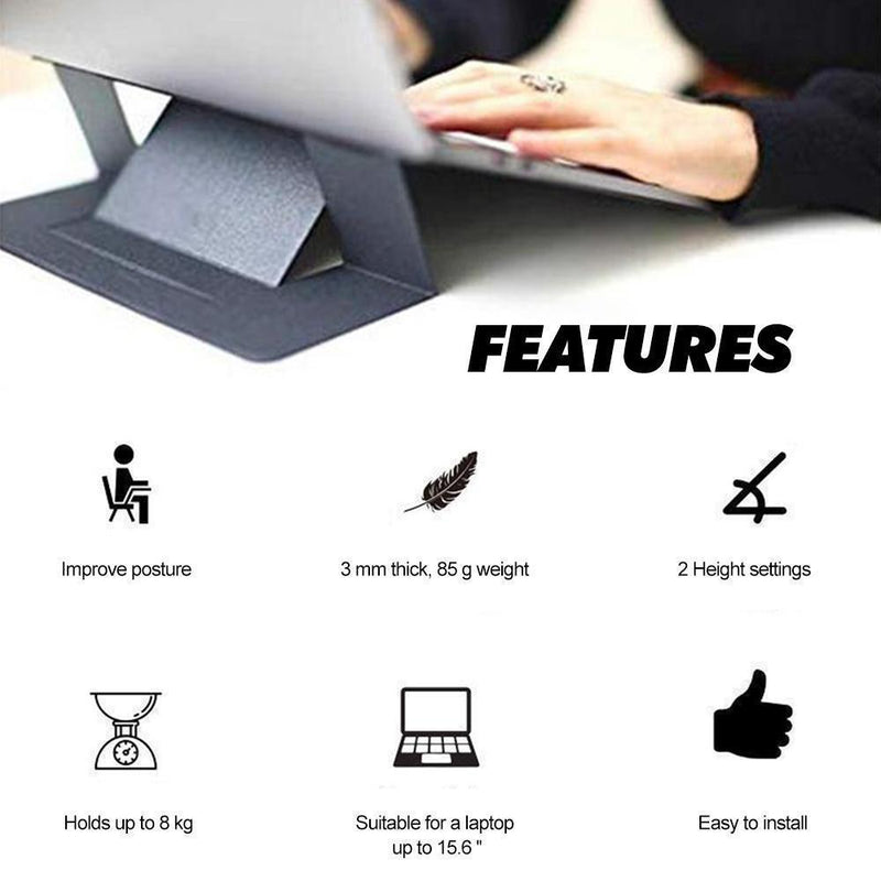 Invisible Ultra-thin Laptop Holder