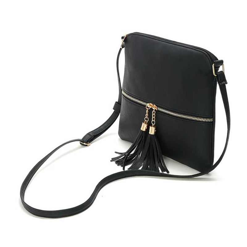 Medium Crossbody Bag with Tassel