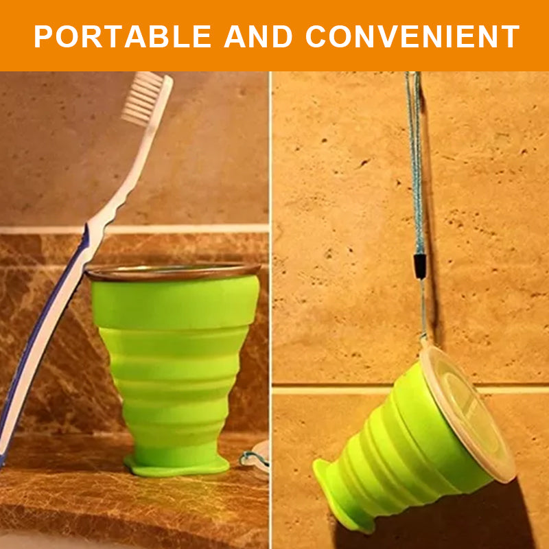 Retractable Folding Cup