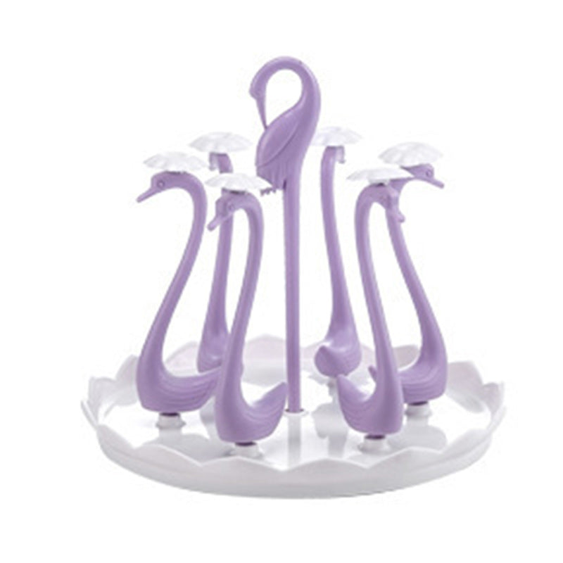 Creative Multifunctional Rotatable Swan Drain Cup Holder