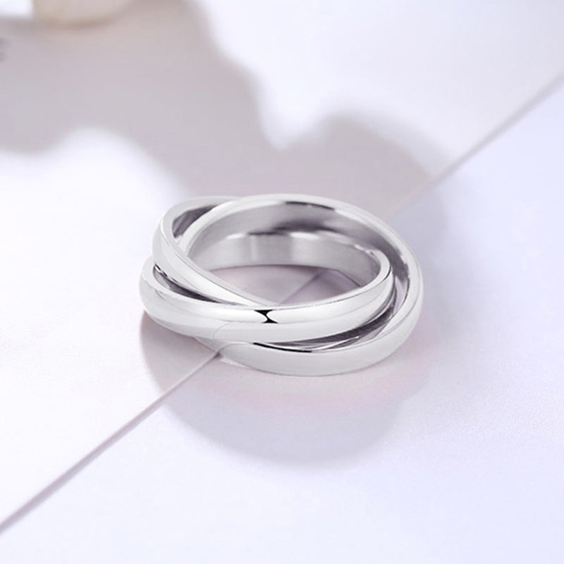 Anxiety Relieving Triple Interlocking Ring