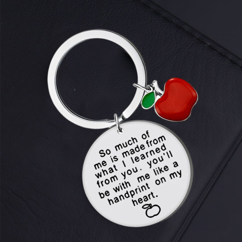 Stylish Inspirational Stainless Steel Keychain