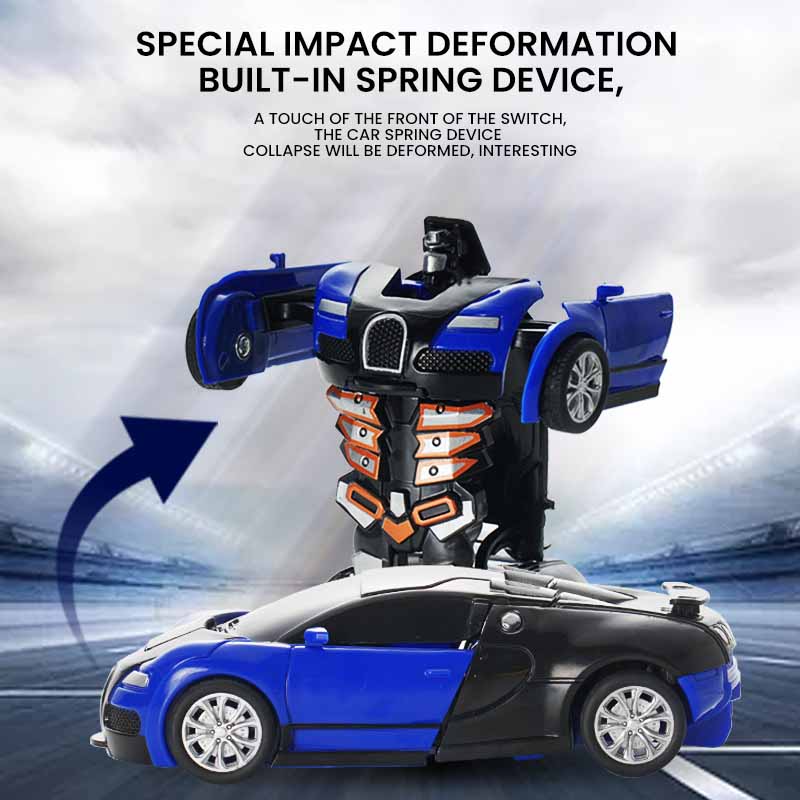 Children Automatic Transformation Robot Car Model