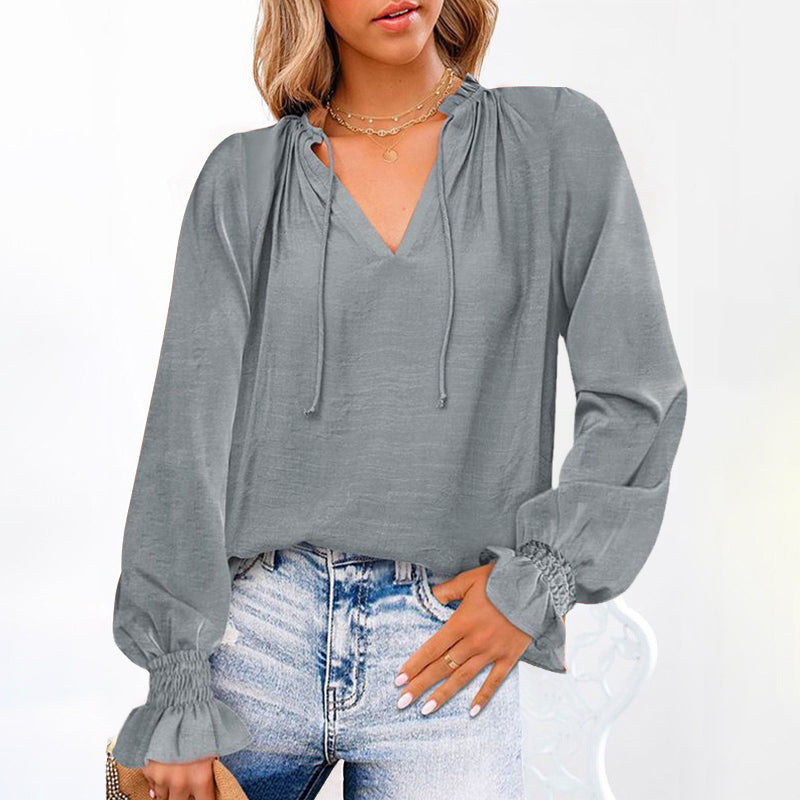 Cuff Flared Shirt
