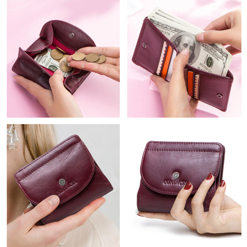 Folding Leather Wallet