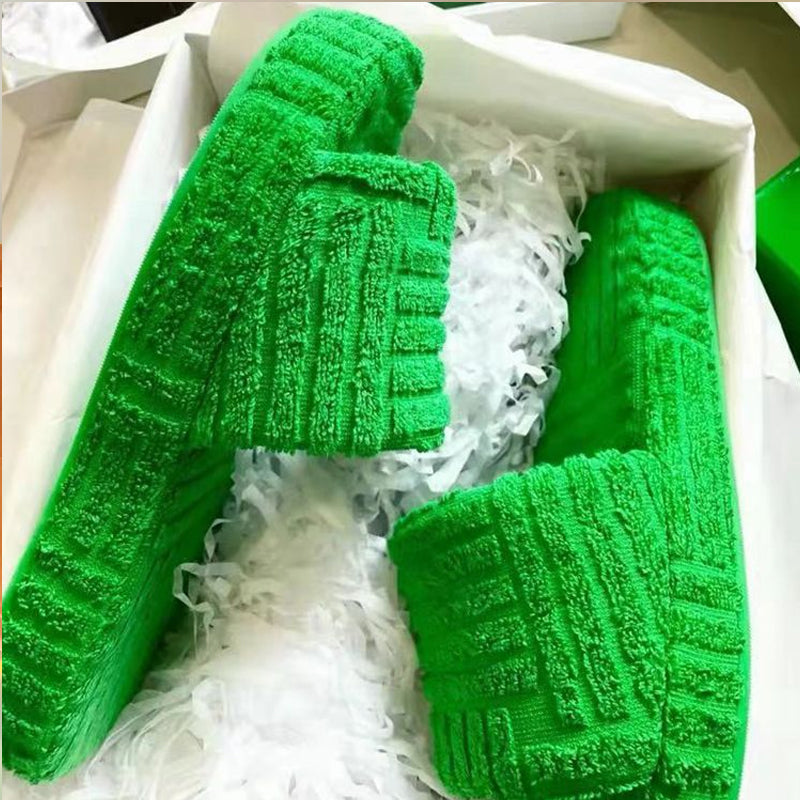 Fluffy Embossed Slippers
