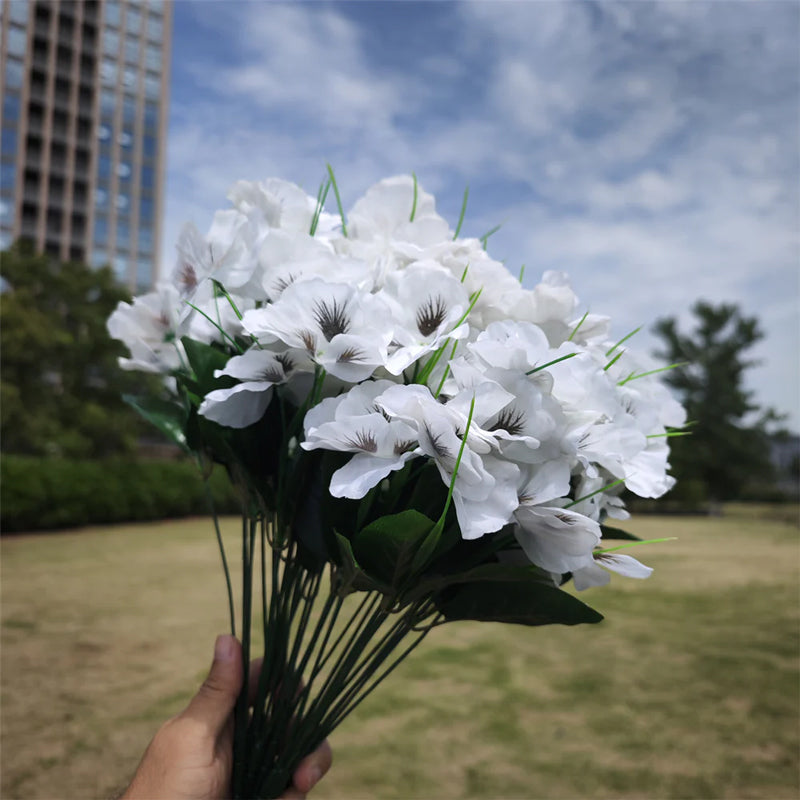 Outdoor Artificial Pansy Flowers