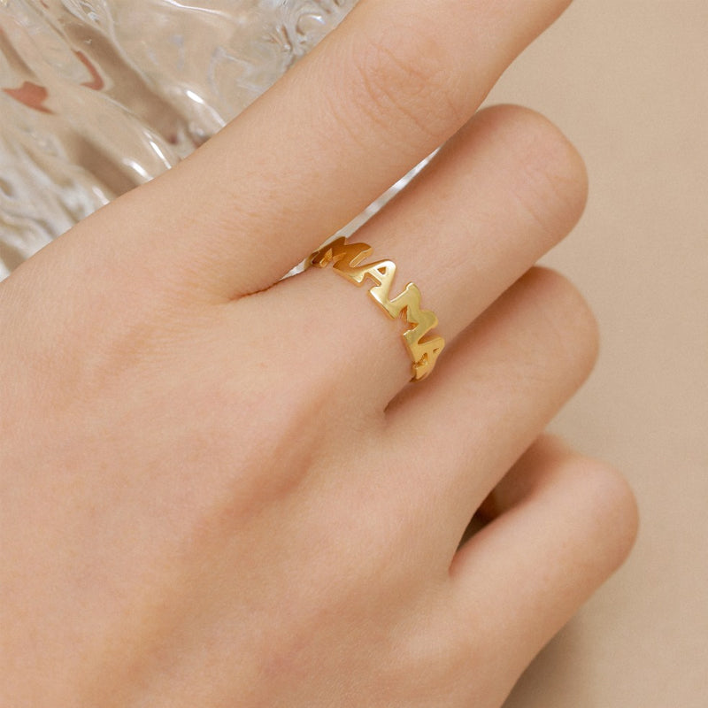 Sterling Silver Mothers Ring