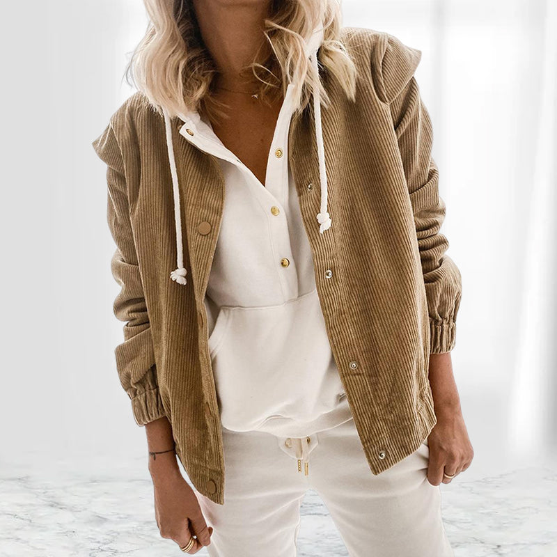 Lapel Corduroy Jacket