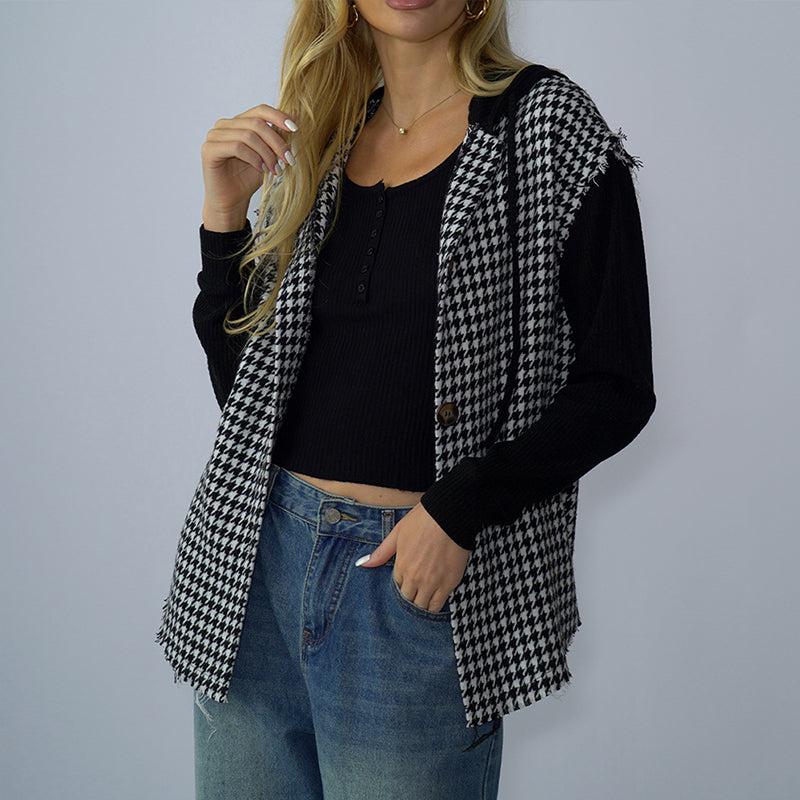 Single Breasted Long Sleeve Jacket