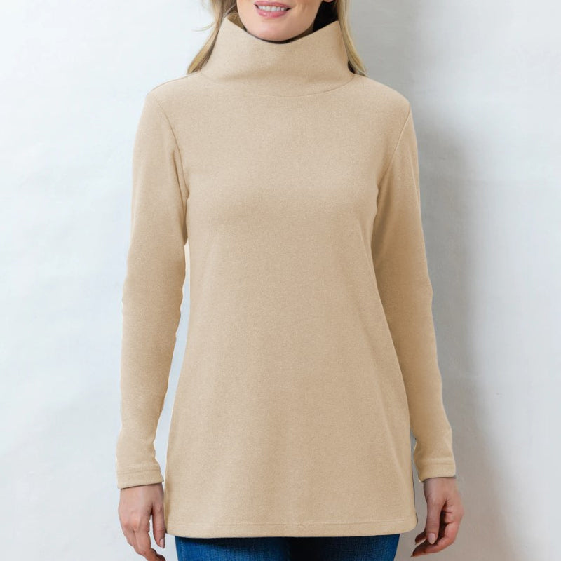 Turtleneck Fleece Sweatshirt