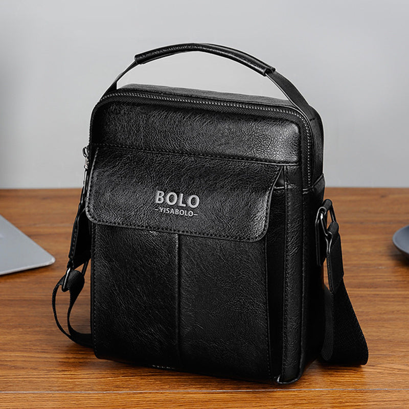 Simple British Men's Shoulder Bag