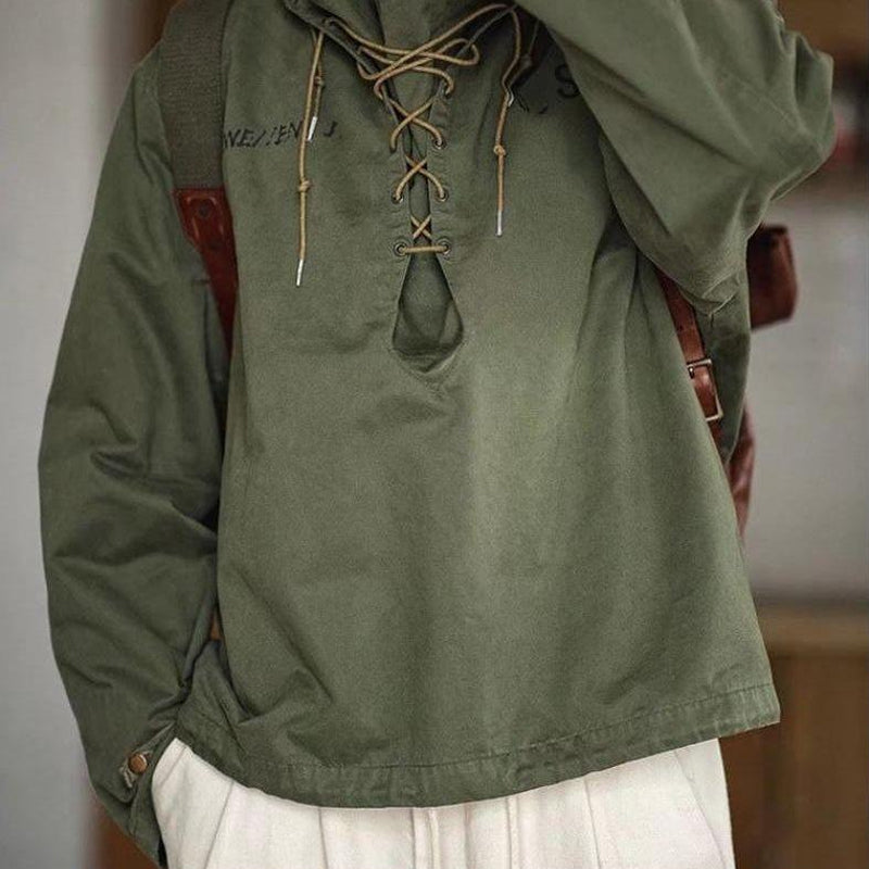 Retro Military Workwear Sweatshirt