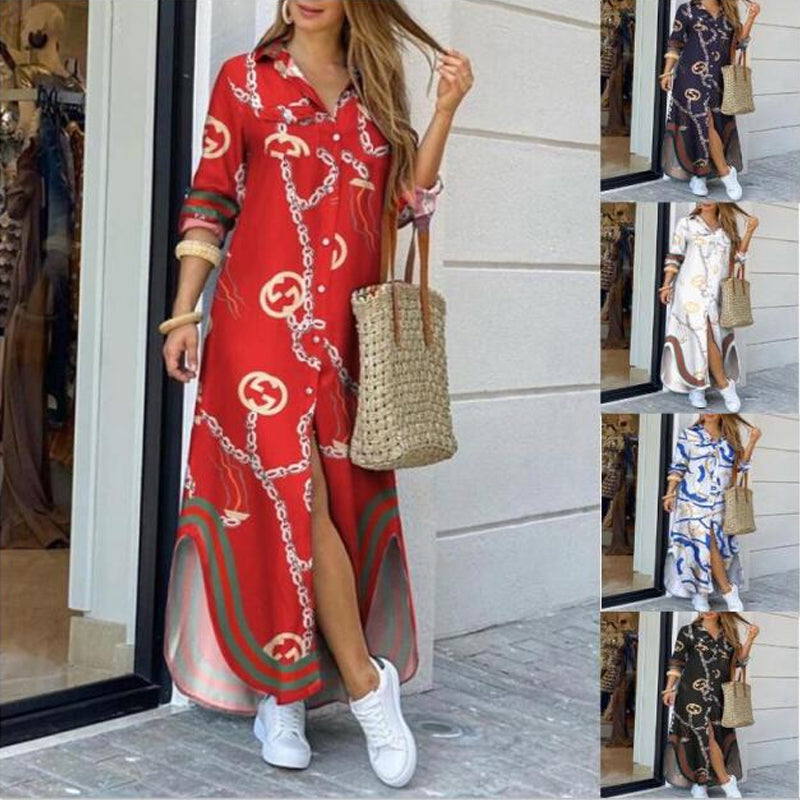 Fashionable Sexy Shirt Dress For Ladies