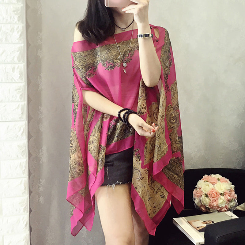 Summer Sun Protection Scarf for Women