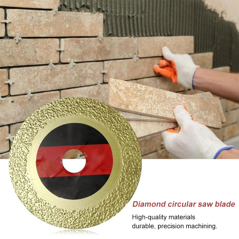 Round diamond saw blade