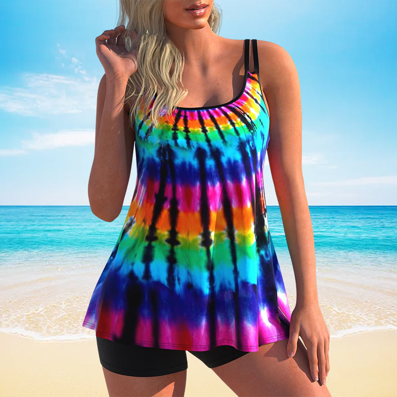 Printed Ladies Plus Size Swimsuit