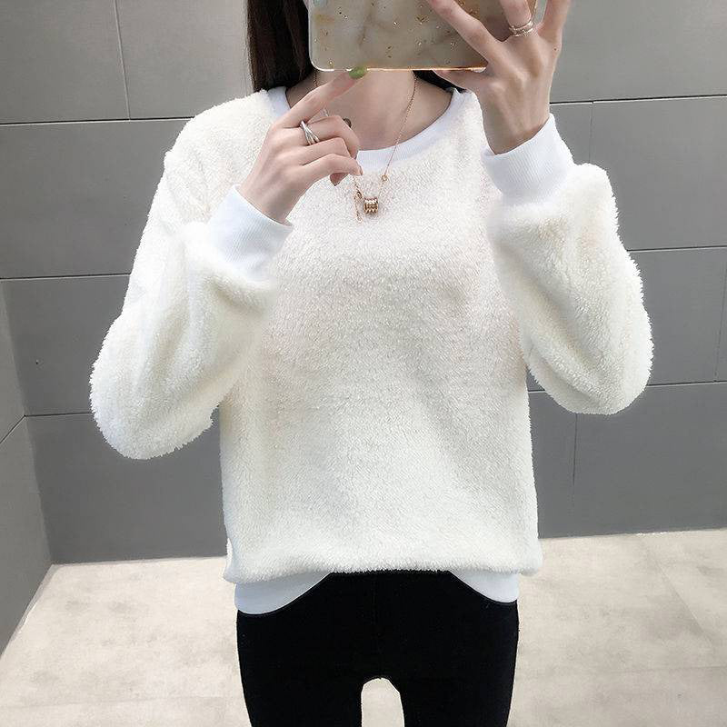 Women's autumn and winter solid color sweater