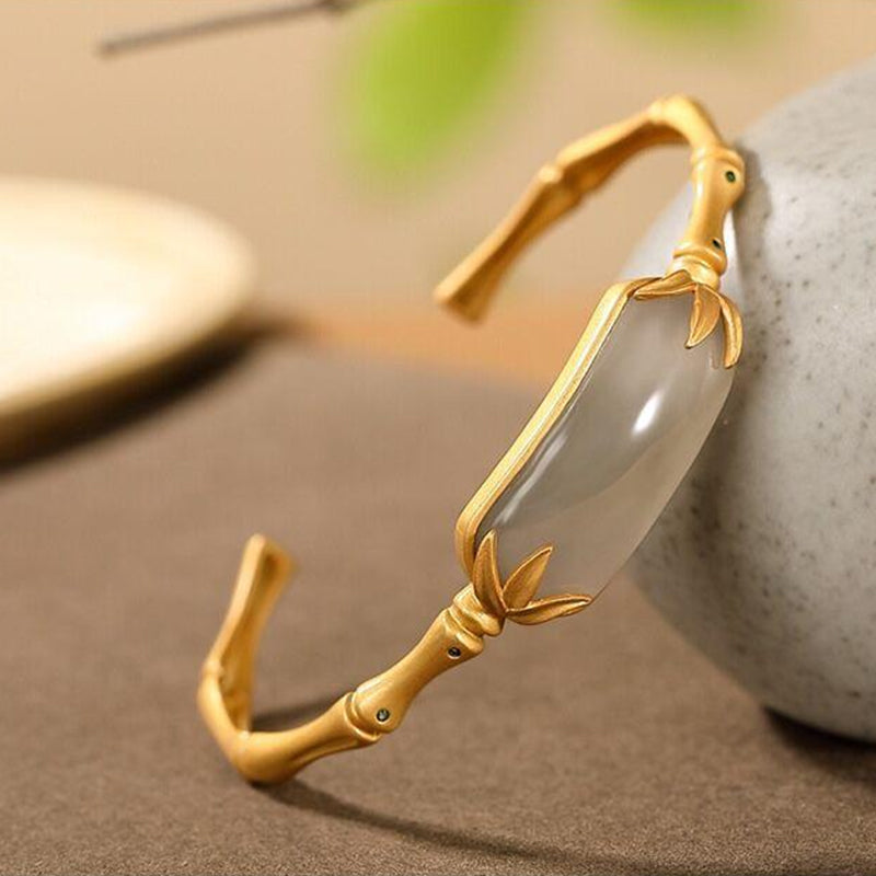 Elegant Antique Bamboo Bracelet
