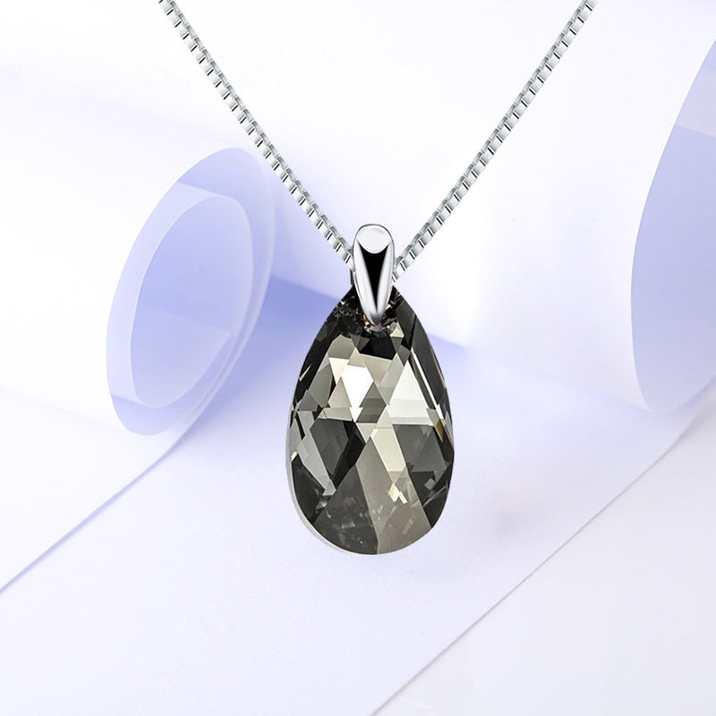 Black Aurora Crystal Necklace
