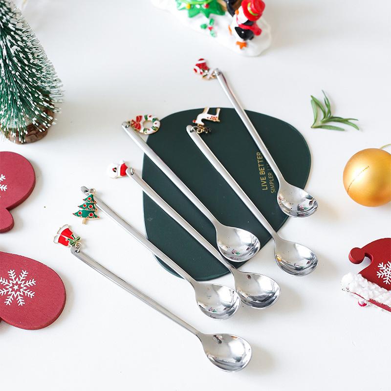 Christmas Decorations for Home - Christmas Metal Spoon Gift Set