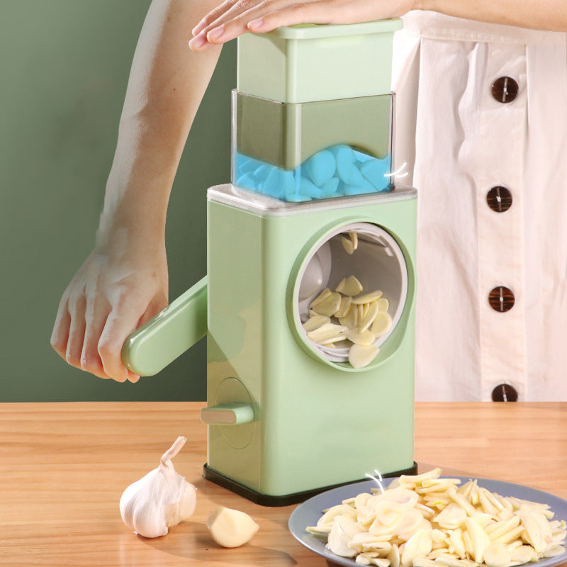 Multifunctional Drum Vegetable Cutter Kitchen Household Circular