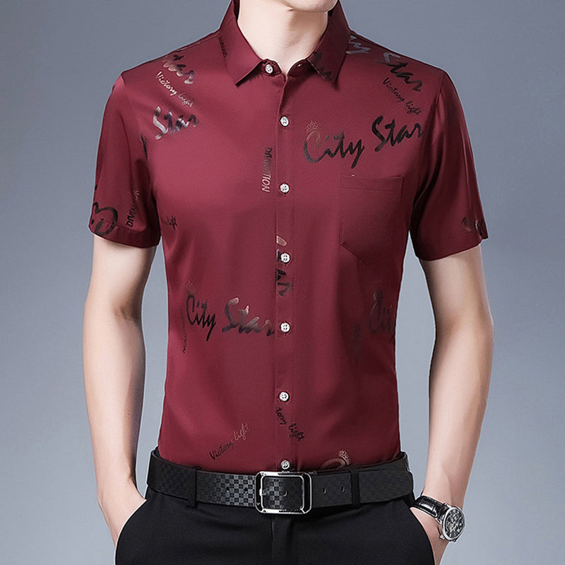 Men’s Thin Short-sleeve Shirt