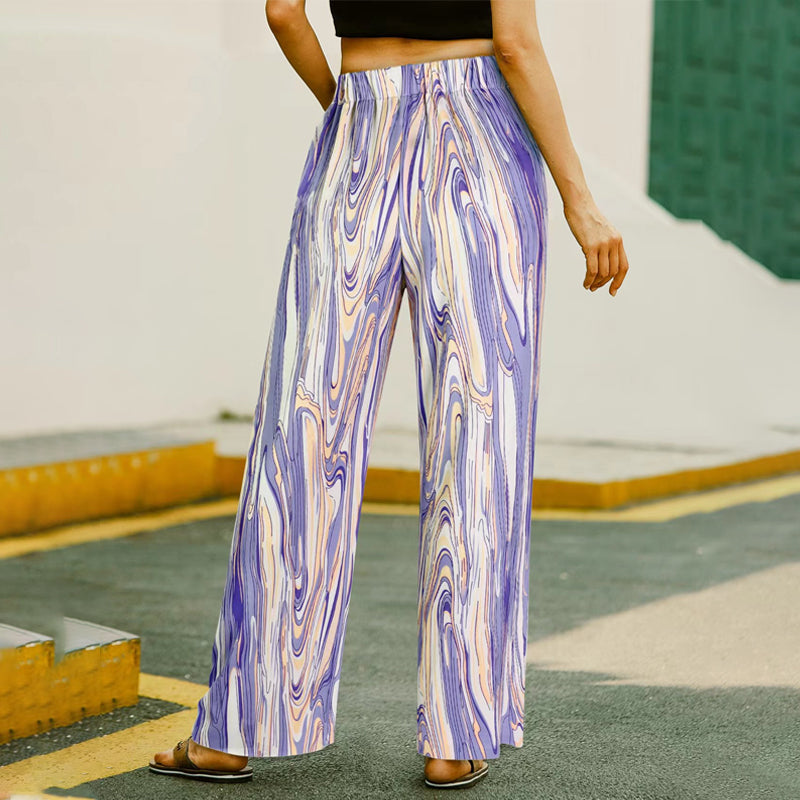 Tie Dye Wide Leg Pants