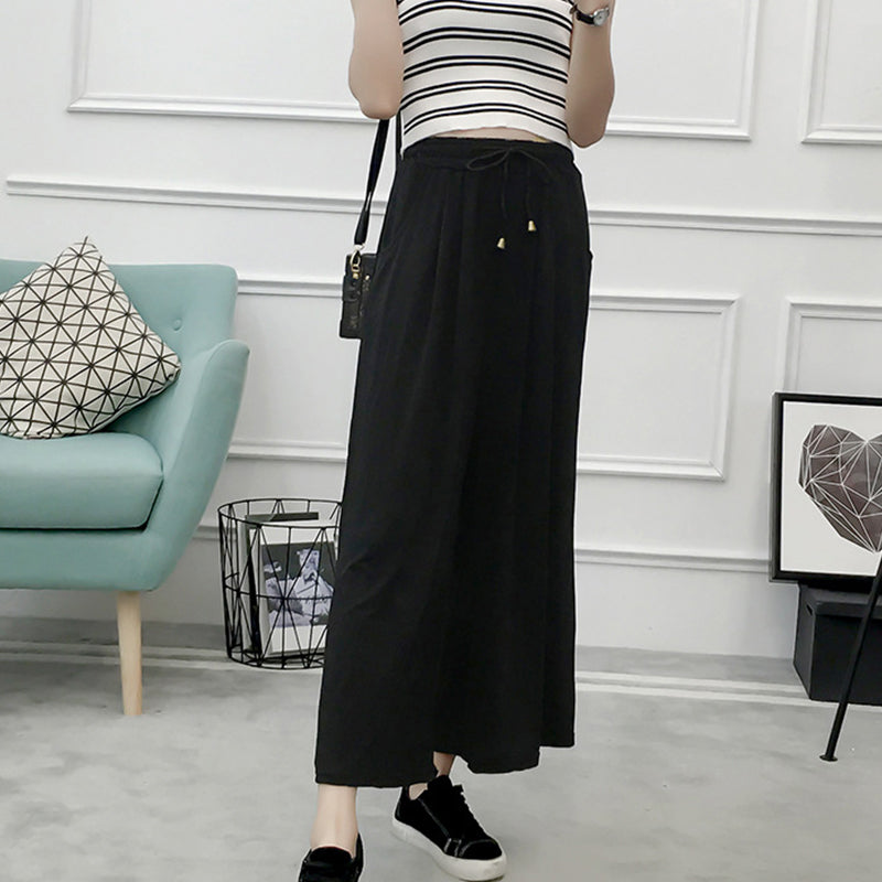 Women's Cropped Wide Leg Pants