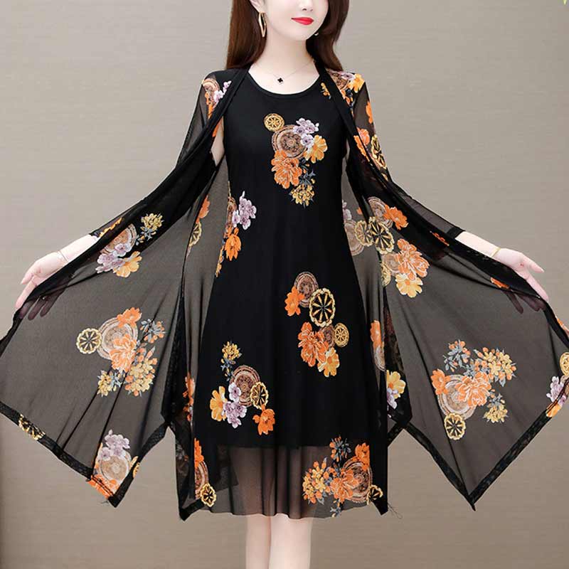 Womens Floral Print Dress