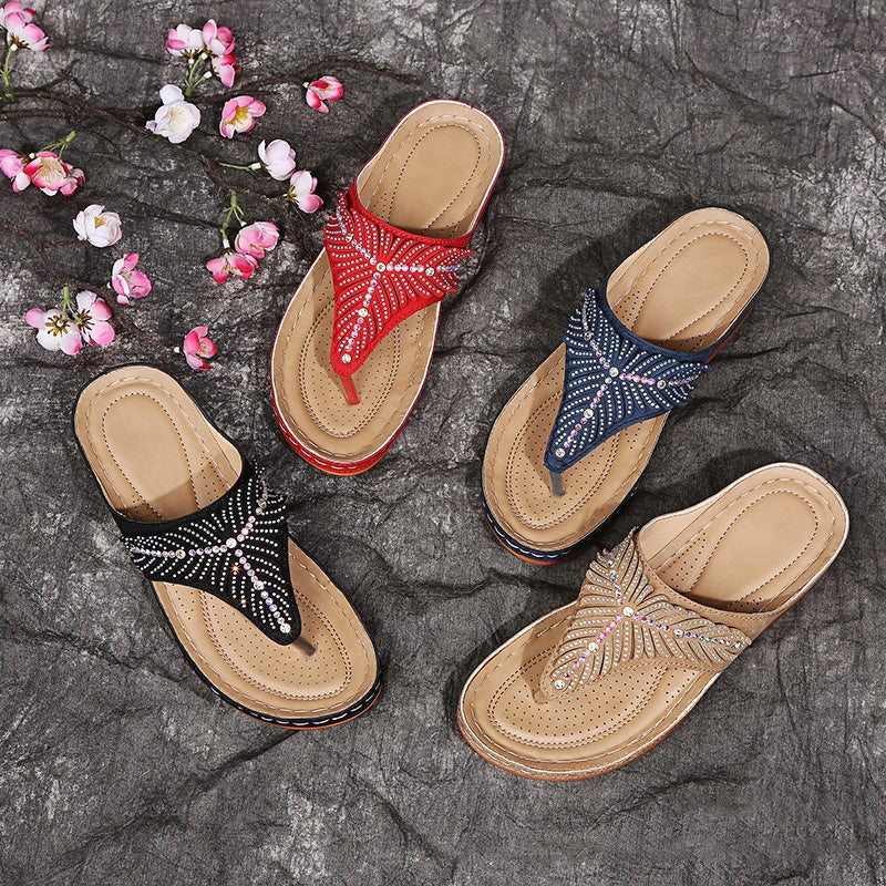 Classic Leather Orthopedic Flip-flop Sandals