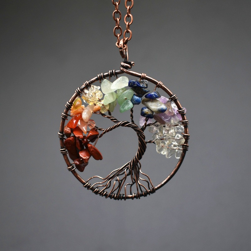 Crystal Tree of Life Pendant