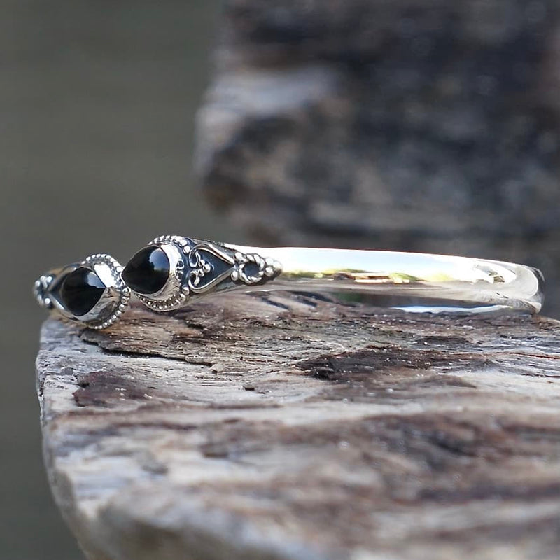 Inlaid Green Onyx Bracelet