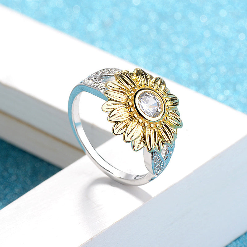 Sunshine Sunflower Ring