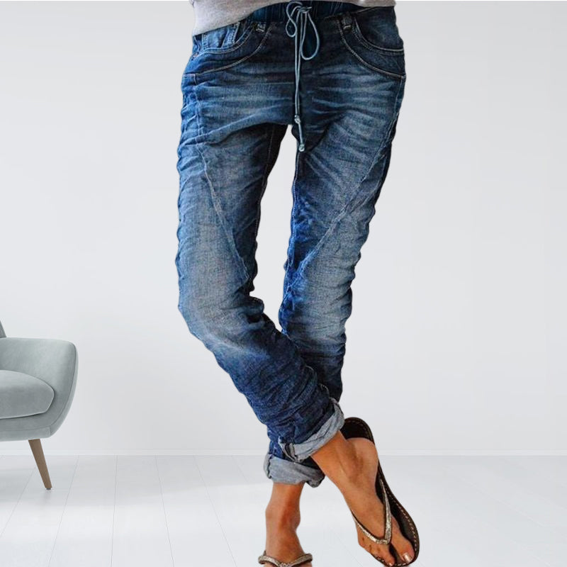 Elastic Waist Jeans
