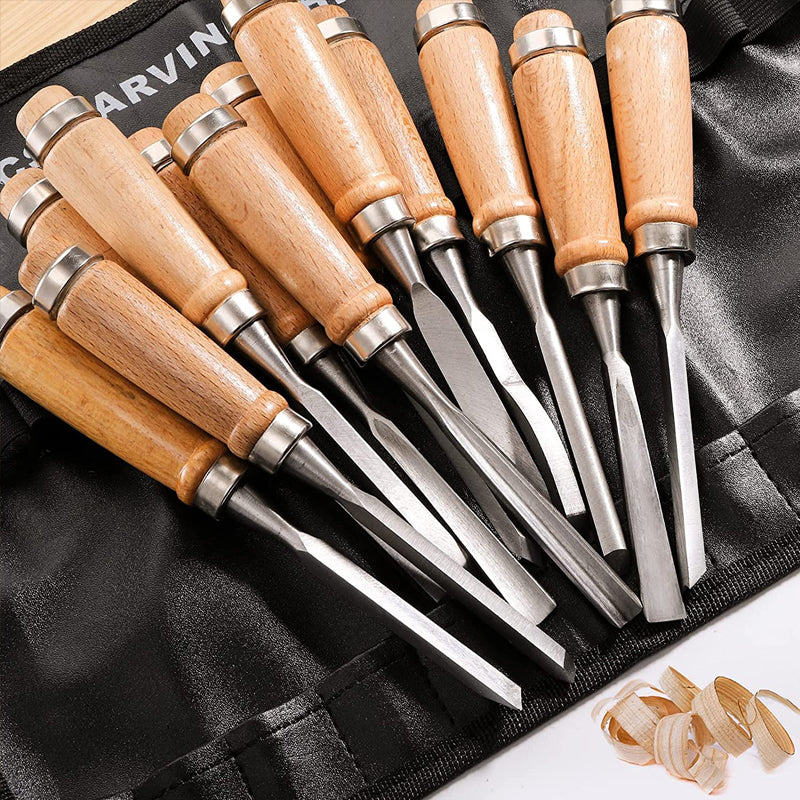 Flat Shovel Wood Chisel Sets