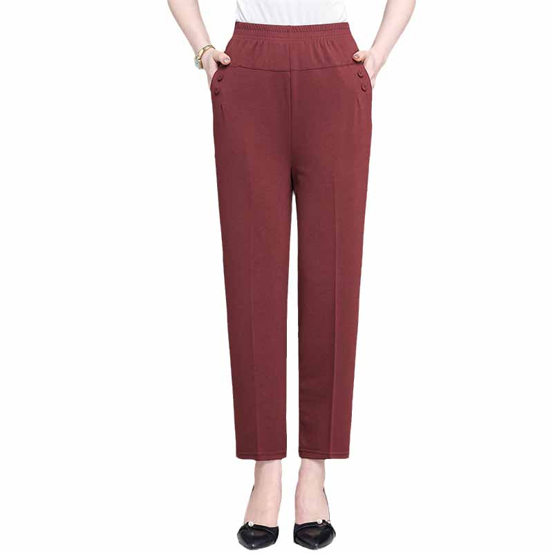 High Waist Cropped Trousers