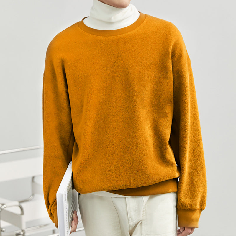 Men's Crew Neck Sherpa Sweatshirt