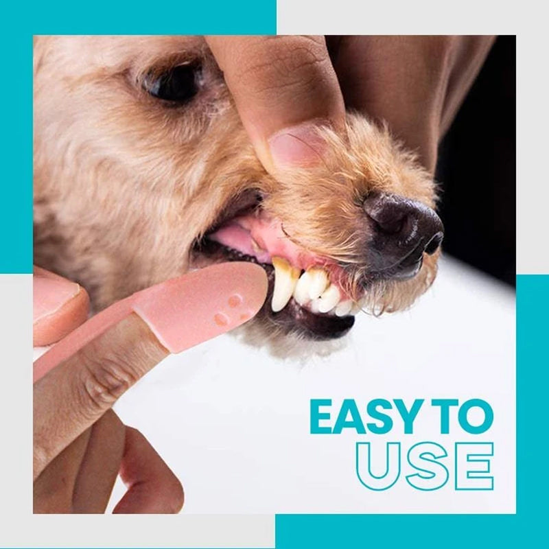 Professional Dog And Cat Finger Toothbrush