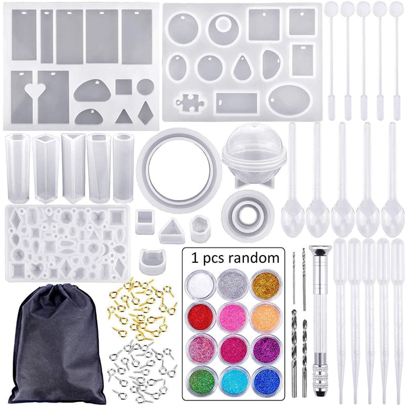 DIY Crystal Mold Set of Earings