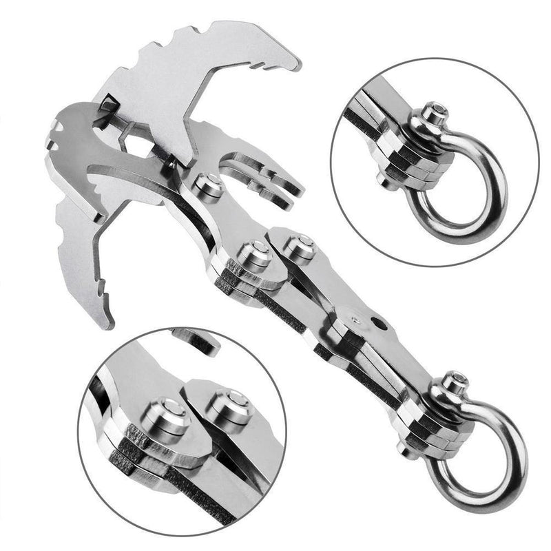 🪝Stainless Steel Survival Folding Grappling Gravity Hook🪝